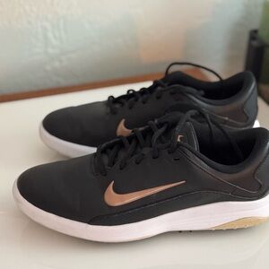 Nike Golf Black and Gold Sneakers